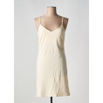 MEXX - Robe mi-longue beige en coton - Femme - Taille 42 - Modz