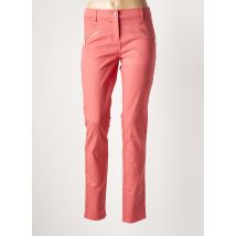 BRANDTEX - Jeans coupe slim orange en coton - Femme - Taille 38 - Modz