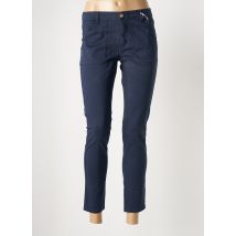 F.A.M. - Pantalon 7/8 bleu en coton - Femme - Taille W27 - Modz
