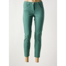 COPENHAGEN - Pantalon slim vert en coton - Femme - Taille 34 - Modz