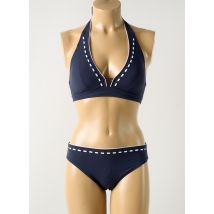 LIDEA - Maillot de bain 2 pièces bleu en polyamide - Femme - Taille TU - Modz