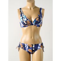 OLYMPIA - Maillot de bain 2 pièces bleu en polyamide - Femme - Taille TU - Modz