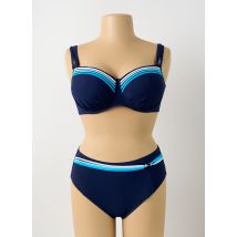 LIDEA - Maillot de bain 2 pièces bleu en polyamide - Femme - Taille TU - Modz