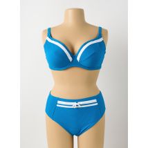LIDEA - Maillot de bain 2 pièces bleu en polyamide - Femme - Taille TU - Modz
