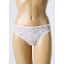 LOU - Tanga blanc en polyamide - Femme - Taille 40 - Modz