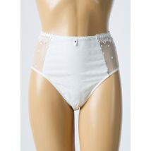 EMPREINTE - Culotte haute blanc en coton - Femme - Taille 48 - Modz