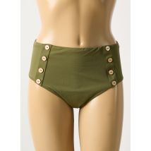 LIVIA - Bas de maillot de bain vert en polyamide - Femme - Taille 42 - Modz