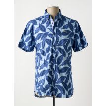 N.Z.A NEW ZEALAND - Chemise manches courtes bleu en coton - Homme - Taille M - Modz