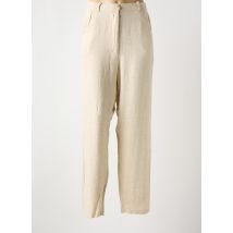 BANDITAS FROM MARSEILLE - Pantalon droit beige en lin - Femme - Taille 42 - Modz
