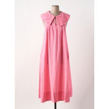 JOHANNA PARIS - Robe longue rose en coton - Femme - Taille TU - Modz
