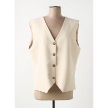 LES ACOLYTES - Gilet sans manche beige en polyester - Femme - Taille 40 - Modz