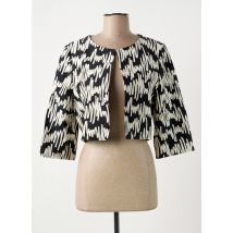 ELEONORA AMADEI - Veste casual noir en coton - Femme - Taille 44 - Modz