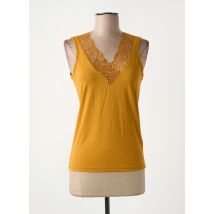 TRAMONTANA - Débardeur jaune en polyamide - Femme - Taille 42 - Modz