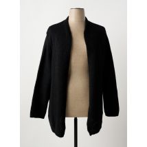 ZELI - Gilet manches longues noir en acrylique - Femme - Taille 50 - Modz