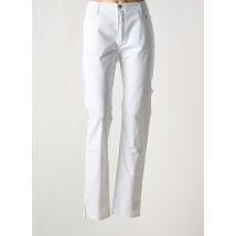 YOULINE - Pantalon droit blanc en coton - Femme - Taille 46 - Modz