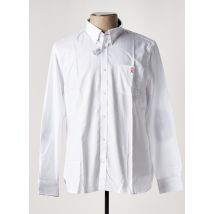 VICOMTEA - Chemise manches longues bleu en coton - Homme - Taille XXL - Modz