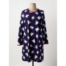 RINGELLA - Chemise de nuit bleu en coton - Femme - Taille 48 - Modz