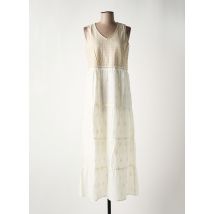 SENORETTA - Robe longue beige en viscose - Femme - Taille 38 - Modz