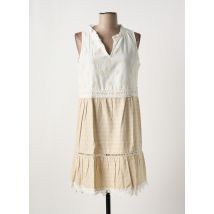 SENORETTA - Robe courte beige en viscose - Femme - Taille 42 - Modz