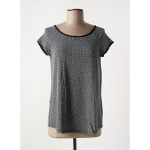 JANIRA - T-shirt noir en viscose - Femme - Taille 38 - Modz