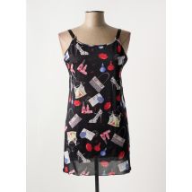 REGENCE - Nuisette/combinette noir en coton - Femme - Taille 42 - Modz