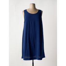VANIA - Robe mi-longue bleu en polyester - Femme - Taille 46 - Modz