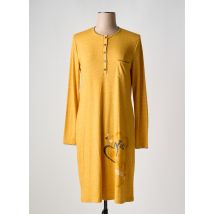 SENORETTA - Chemise de nuit jaune en coton - Femme - Taille 40 - Modz