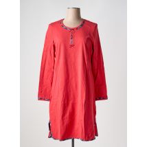 RINGELLA - Chemise de nuit rouge en coton - Femme - Taille 38 - Modz