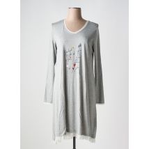 RINGELLA - Chemise de nuit gris en coton - Femme - Taille 38 - Modz