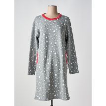 VANIA - Chemise de nuit gris en polyester - Femme - Taille 38 - Modz
