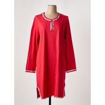 RINGELLA - Chemise de nuit rouge en coton - Femme - Taille 48 - Modz