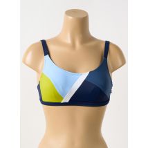 LIDEA - Haut de maillot de bain bleu en polyamide - Femme - Taille 90C - Modz