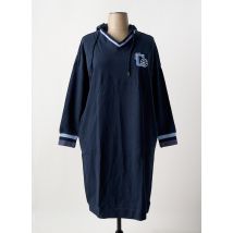 SHEEGO - Robe mi-longue bleu en coton - Femme - Taille 50 - Modz