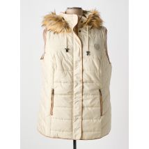 SHEEGO - Doudoune beige en polyester - Femme - Taille 52 - Modz