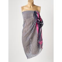 LIDEA - Paréo bleu en coton - Femme - Taille TU - Modz