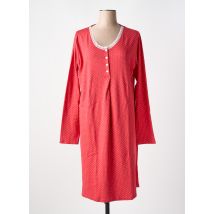 VANIA - Chemise de nuit rouge en coton - Femme - Taille 42 - Modz