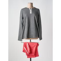 VANIA - Pyjama gris en coton - Femme - Taille 42 - Modz