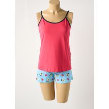 RINGELLA - Pyjashort rouge en coton - Femme - Taille 48 - Modz