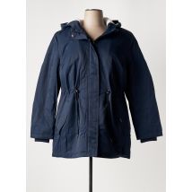 SHEEGO - Parka bleu en coton - Femme - Taille 50 - Modz