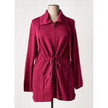 SHEEGO - Gilet manches longues rose en acrylique - Femme - Taille 46 - Modz