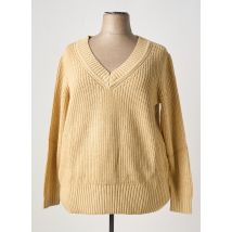 SHEEGO - Pull beige en coton - Femme - Taille 50 - Modz
