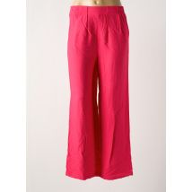 C'EST BEAU LA VIE - Pantalon droit rose en viscose - Femme - Taille 40 - Modz