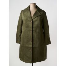 SHEEGO - Manteau long vert en polyester - Femme - Taille 56 - Modz