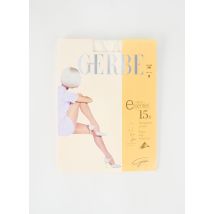 GERBE - Collants blanc en polyamide - Femme - Taille 2 - Modz