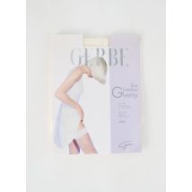 GERBE - Bas beige en polyamide - Femme - Taille 1 - Modz