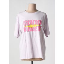 ADILYNN - T-shirt violet en coton - Femme - Taille TU - Modz