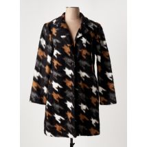 FRANK LYMAN - Manteau long noir en acrylique - Femme - Taille 38 - Modz