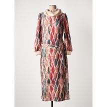 K-DESIGN - Robe longue rose en polyester - Femme - Taille 38 - Modz