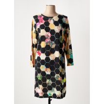 JEI'S BY LETIZIA DENARO - Robe pull noir en merinos - Femme - Taille 46 - Modz