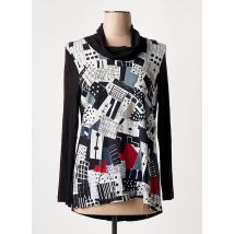 DOLCEZZA - T-shirt noir en viscose - Femme - Taille 38 - Modz